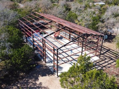 Barndominium Steel Erection 3